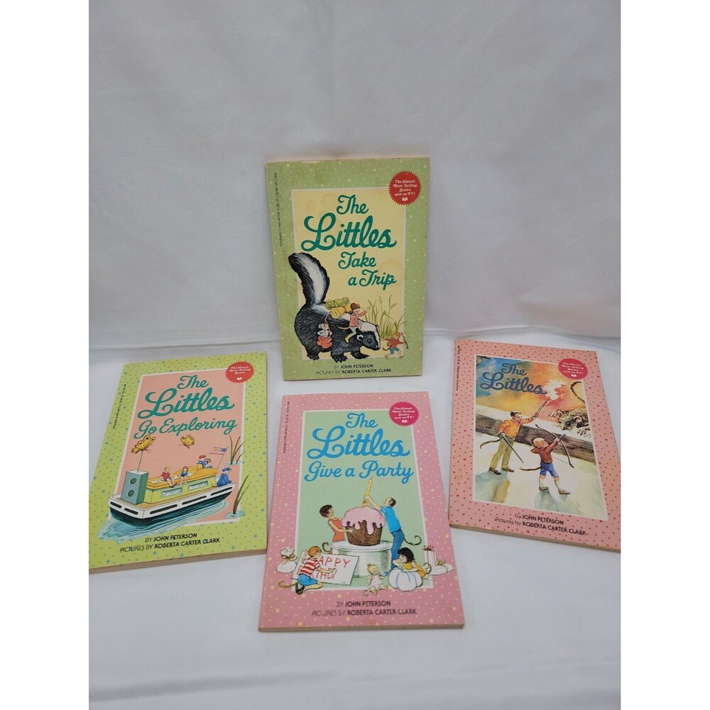 Vintage 1970's The Littles Book Lot Of 4